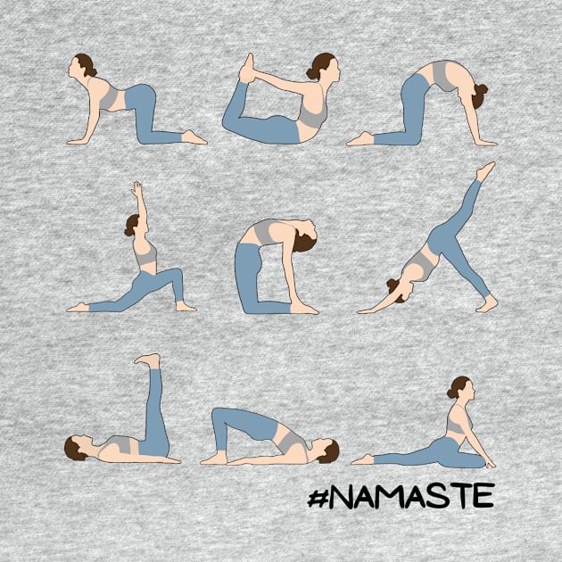 Namaste Yoga Tee by Artful Wear